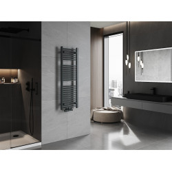 Mexen Ares Fürdöszobai radiátor 1200 x 400 mm, 442 W, antracit - W102-1200-400-00-66 Törölközö száritó radiátor Törölközö száritó radiátor Fürdöszobai radiátor Fürdöszobai radiátor 493834 Mexen