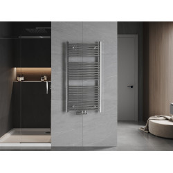 Mexen Ares Fürdöszobai radiátor 1200 x 600 mm, 490 W, króm - W102-1200-600-00-01 Törölközö száritó radiátor Törölközö száritó radiátor Fürdöszobai radiátor Fürdöszobai radiátor 493834 Mexen