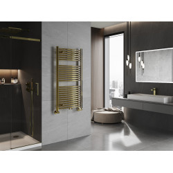 Mexen Ares Fürdöszobai radiátor 1200 x 600 mm, 490 W, arany - W102-1200-600-00-50 Törölközö száritó radiátor Törölközö száritó radiátor Fürdöszobai radiátor