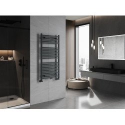 Mexen Ares Fürdöszobai radiátor 1200 x 600 mm, 620 W, antracit - W102-1200-600-00-66 Törölközö száritó radiátor Törölközö száritó radiátor Fürdöszobai radiátor