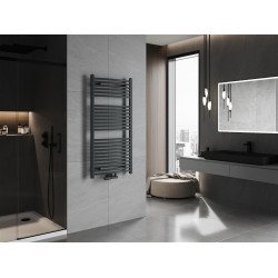 Mexen Ares Fürdöszobai radiátor 1200 x 600 mm, 620 W, antracit - W102-1200-600-00-66 Törölközö száritó radiátor Törölközö száritó radiátor Fürdöszobai radiátor Fürdöszobai radiátor 493834 Mexen