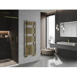 Mexen Ares Fürdöszobai radiátor 1500 x 500 mm, 497 W, arany - W102-1500-500-00-50 Törölközö száritó radiátor Törölközö száritó radiátor Fürdöszobai radiátor
