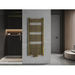 Mexen Ares Fürdöszobai radiátor 1500 x 600 mm, 579 W, arany - W102-1500-600-00-50 Törölközö száritó radiátor Törölközö száritó radiátor Fürdöszobai radiátor