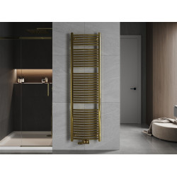 Mexen Ares Fürdöszobai radiátor 1800 x 500 mm, 647 W, arany - W102-1800-500-00-50 Törölközö száritó radiátor Törölközö száritó radiátor Fürdöszobai radiátor Fürdöszobai radiátor 493834 Mexen