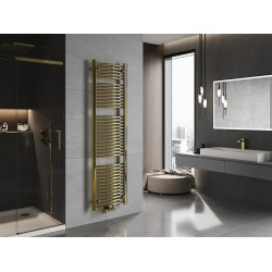 Mexen Ares Fürdöszobai radiátor 1800 x 500 mm, 647 W, arany - W102-1800-500-00-50 Törölközö száritó radiátor Törölközö száritó radiátor Fürdöszobai radiátor