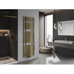 Mexen Ares Fürdöszobai radiátor 1800 x 500 mm, 647 W, arany - W102-1800-500-00-50 Törölközö száritó radiátor Törölközö száritó radiátor Fürdöszobai radiátor