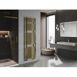 Mexen Ares Fürdöszobai radiátor 1800 x 500 mm, 647 W, arany - W102-1800-500-00-50 Törölközö száritó radiátor Törölközö száritó radiátor Fürdöszobai radiátor