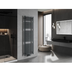 Mexen Ares Fürdöszobai radiátor 1800 x 500 mm, 820 W, antracit - W102-1800-500-00-66 Törölközö száritó radiátor Törölközö száritó radiátor Fürdöszobai radiátor Fürdöszobai radiátor 493834 Mexen