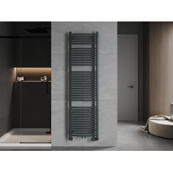 Mexen Ares Fürdöszobai radiátor 1800 x 500 mm, 820 W, antracit - W102-1800-500-00-66 Törölközö száritó radiátor Törölközö száritó radiátor Fürdöszobai radiátor