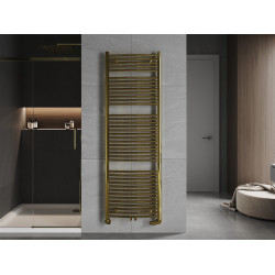 Mexen Ares Fürdöszobai radiátor 1800 x 600 mm, 756 W, arany - W102-1800-600-00-50 Törölközö száritó radiátor Törölközö száritó radiátor Fürdöszobai radiátor