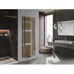 Mexen Ares Fürdöszobai radiátor 1800 x 600 mm, 756 W, arany - W102-1800-600-00-50 Törölközö száritó radiátor Törölközö száritó radiátor Fürdöszobai radiátor Fürdöszobai radiátor 493834 Mexen