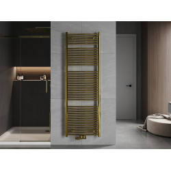 Mexen Ares Fürdöszobai radiátor 1800 x 600 mm, 756 W, arany - W102-1800-600-00-50 Törölközö száritó radiátor Törölközö száritó radiátor Fürdöszobai radiátor