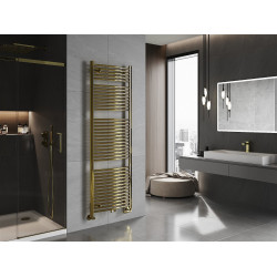 Mexen Ares Fürdöszobai radiátor 1800 x 600 mm, 756 W, arany - W102-1800-600-00-50 Törölközö száritó radiátor Törölközö száritó radiátor Fürdöszobai radiátor