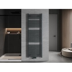 Mexen Ares Fürdöszobai radiátor 1800 x 600 mm, 958 W, antracit - W102-1800-600-00-66 Törölközö száritó radiátor Törölközö száritó radiátor Fürdöszobai radiátor