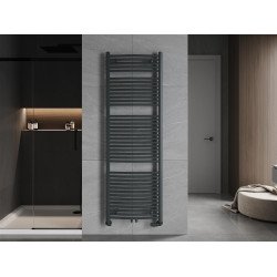 Mexen Ares Fürdöszobai radiátor 1800 x 600 mm, 958 W, antracit - W102-1800-600-00-66 Törölközö száritó radiátor Törölközö száritó radiátor Fürdöszobai radiátor