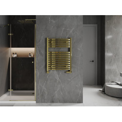 Mexen Helios Fürdöszobai radiátor 800 x 600 mm, 355 W, arany - W103-0800-600-00-50 Törölközö száritó radiátor Törölközö száritó radiátor Fürdöszobai radiátor