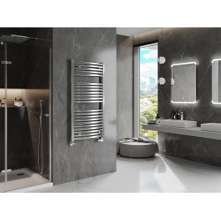Mexen Helios Fürdöszobai radiátor 1200 x 600 mm, 524 W, króm - W103-1200-600-00-01 Törölközö száritó radiátor Törölközö száritó radiátor Fürdöszobai radiátor