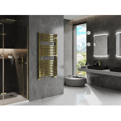 Mexen Helios Fürdöszobai radiátor 1200 x 600 mm, 524 W, arany - W103-1200-600-00-50 Törölközö száritó radiátor Törölközö száritó radiátor Fürdöszobai radiátor Fürdöszobai radiátor 493834 Mexen