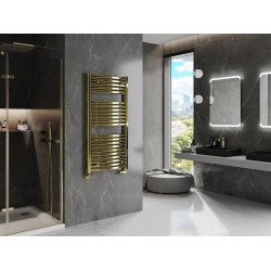 Mexen Helios Fürdöszobai radiátor 1200 x 600 mm, 524 W, arany - W103-1200-600-00-50 Törölközö száritó radiátor Törölközö száritó radiátor Fürdöszobai radiátor