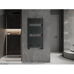 Mexen Helios Fürdöszobai radiátor 1200 x 600 mm, 664 W, antracit - W103-1200-600-00-66 Törölközö száritó radiátor Törölközö száritó radiátor Fürdöszobai radiátor