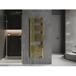 Mexen Helios Fürdöszobai radiátor 1500 x 500 mm, 537 W, arany - W103-1500-500-00-50 Törölközö száritó radiátor Törölközö száritó radiátor Fürdöszobai radiátor