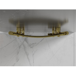 Mexen Helios Fürdöszobai radiátor 1500 x 500 mm, 537 W, arany - W103-1500-500-00-50 Törölközö száritó radiátor Törölközö száritó radiátor Fürdöszobai radiátor