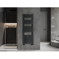 Mexen Helios Fürdöszobai radiátor 1500 x 500 mm, 680 W, antracit - W103-1500-500-00-66 Törölközö száritó radiátor Törölközö száritó radiátor Fürdöszobai radiátor