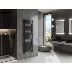 Mexen Helios Fürdöszobai radiátor 1500 x 500 mm, 680 W, antracit - W103-1500-500-00-66 Törölközö száritó radiátor Törölközö száritó radiátor Fürdöszobai radiátor Fürdöszobai radiátor 493834 Mexen