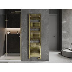 Mexen Helios Fürdöszobai radiátor 1800 x 500 mm, 671 W, arany - W103-1800-500-00-50 Törölközö száritó radiátor Törölközö száritó radiátor Fürdöszobai radiátor