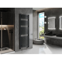 Mexen Helios Fürdöszobai radiátor 1800 x 600 mm, 996 W, antracit - W103-1800-600-00-66 Törölközö száritó radiátor Törölközö száritó radiátor Fürdöszobai radiátor Fürdöszobai radiátor 493834 Mexen