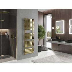 Mexen Bachus Fürdöszobai radiátor 1600 x 500 mm, 659 W, arany - W109-1600-500-00-50 Törölközö száritó radiátor Törölközö száritó radiátor Fürdöszobai radiátor Fürdöszobai radiátor 493834 Mexen