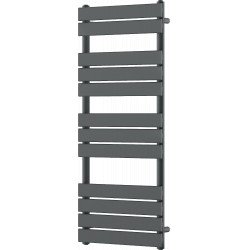 Mexen Ceres Fürdöszobai radiátor 1200 x 500 mm, 610 W, antracit - W111-1200-500-00-66 Törölközö száritó radiátor Törölközö száritó radiátor Fürdöszobai radiátor Fürdöszobai radiátor 493834 Mexen