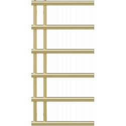 Mexen Jukon Fürdöszobai radiátor 988 x 500 mm, 364 W, arany - W116-0988-500-00-50 Törölközö száritó radiátor Törölközö száritó radiátor Fürdöszobai radiátor