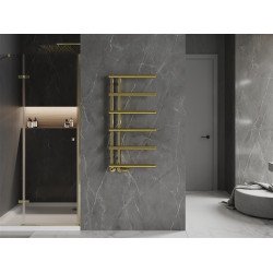 Mexen Jukon Fürdöszobai radiátor 988 x 500 mm, 364 W, arany - W116-0988-500-00-50 Törölközö száritó radiátor Törölközö száritó radiátor Fürdöszobai radiátor