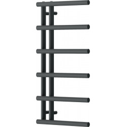Mexen Jukon Fürdöszobai radiátor 988 x 500 mm, 461 W, antracit - W116-0988-500-00-66 Törölközö száritó radiátor Törölközö száritó radiátor Fürdöszobai radiátor