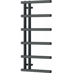 Mexen Jukon Fürdöszobai radiátor 988 x 500 mm, 461 W, antracit - W116-0988-500-00-66 Törölközö száritó radiátor Törölközö száritó radiátor Fürdöszobai radiátor Fürdöszobai radiátor 493834 Mexen