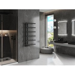 Mexen Jukon Fürdöszobai radiátor 988 x 500 mm, 461 W, antracit - W116-0988-500-00-66 Törölközö száritó radiátor Törölközö száritó radiátor Fürdöszobai radiátor Fürdöszobai radiátor 493834 Mexen