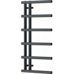 Mexen Jukon Fürdöszobai radiátor 988 x 500 mm, 461 W, antracit - W116-0988-500-00-66 Törölközö száritó radiátor Törölközö száritó radiátor Fürdöszobai radiátor Fürdöszobai radiátor 493834 Mexen