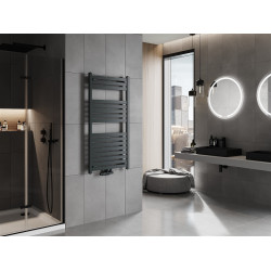 Mexen Uran Fürdöszobai radiátor 1200 x 600 mm, 615 W, antracit - W105-1200-600-00-66 Törölközö száritó radiátor Törölközö száritó radiátor Fürdöszobai radiátor
