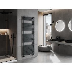 Mexen Uran Fürdöszobai radiátor 1800 x 600 mm, 923 W, antracit - W105-1800-600-00-66 Törölközö száritó radiátor Törölközö száritó radiátor Fürdöszobai radiátor