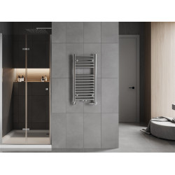 Mexen Hades Fürdöszobai radiátor 800 x 400 mm, 249 W, króm - W104-0800-400-00-01 Törölközö száritó radiátor Törölközö száritó radiátor Fürdöszobai radiátor