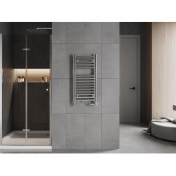 Mexen Hades Fürdöszobai radiátor 800 x 400 mm, 249 W, króm - W104-0800-400-00-01 Törölközö száritó radiátor Törölközö száritó radiátor Fürdöszobai radiátor