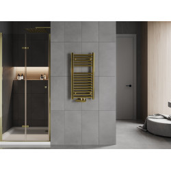 Mexen Hades Fürdöszobai radiátor 800 x 400 mm, 249 W, arany - W104-0800-400-00-50 Törölközö száritó radiátor Törölközö száritó radiátor Fürdöszobai radiátor