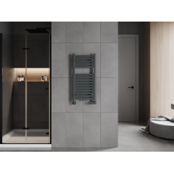 Mexen Hades Fürdöszobai radiátor 800 x 400 mm, 315 W, antracit - W104-0800-400-00-66 Törölközö száritó radiátor Törölközö száritó radiátor Fürdöszobai radiátor