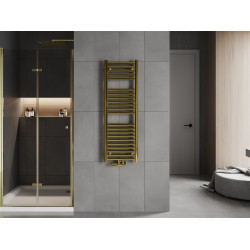 Mexen Hades Fürdöszobai radiátor 1200 x 400 mm, 367 W, arany - W104-1200-400-00-50 Törölközö száritó radiátor Törölközö száritó radiátor Fürdöszobai radiátor