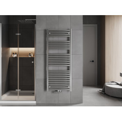 Mexen Hades Fürdöszobai radiátor 1500 x 600 mm, 641 W, króm - W104-1500-600-00-01 Törölközö száritó radiátor Törölközö száritó radiátor Fürdöszobai radiátor