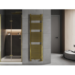 Mexen Hades Fürdöszobai radiátor 1800 x 500 mm, 666 W, arany - W104-1800-500-00-50 Törölközö száritó radiátor Törölközö száritó radiátor Fürdöszobai radiátor