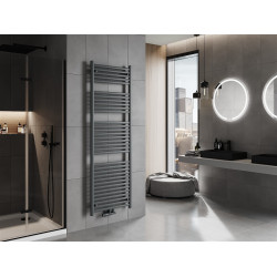 Mexen Hades Fürdöszobai radiátor 1800 x 600 mm, 988 W, antracit - W104-1800-600-00-66 Törölközö száritó radiátor Törölközö száritó radiátor Fürdöszobai radiátor