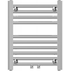 Mexen Mars Fürdöszobai radiátor 500 x 400 mm, 140 W, króm - W110-0500-400-00-01 Törölközö száritó radiátor Törölközö száritó radiátor Fürdöszobai radiátor