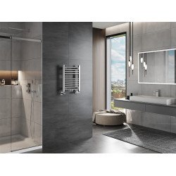 Mexen Mars Fürdöszobai radiátor 500 x 400 mm, 140 W, króm - W110-0500-400-00-01 Törölközö száritó radiátor Törölközö száritó radiátor Fürdöszobai radiátor
